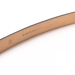 Simonnot-Godard Gürtel Aus Originalem „Suede-Skin"-Kalbsleder Handgefertigt* Gürtel