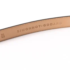 Simonnot-Godard Gürtel Aus Originalem „Taurillons"-Cub-Leder Handgefertigt* Gürtel