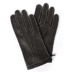 Thomas Riemer Wien Handschuh "Marienbad V" Aus Peccary-Leder - Handgenaht* Handschuhe
