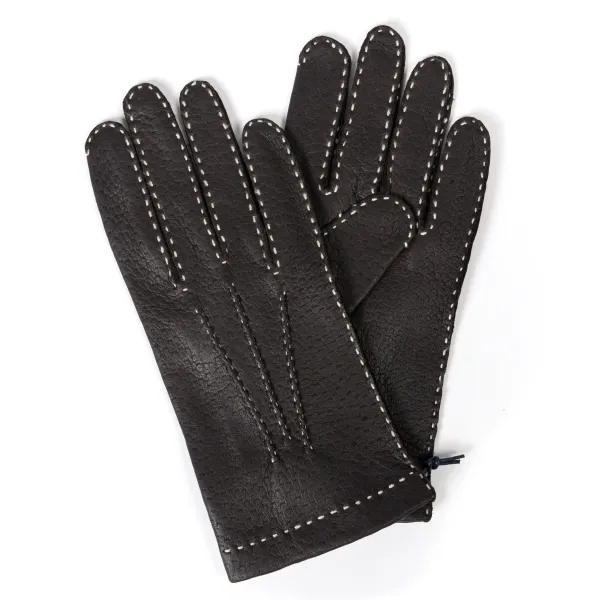 Thomas Riemer Wien Handschuh "Marienbad V" Aus Peccary-Leder - Handgenaht* Handschuhe