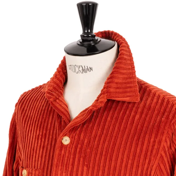 Cesare Attolini Hemdjacke „Cervinia" Aus Gewaschenem Baumwollcord Handgefertigt* Teba + Hemdjacken