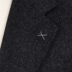De Petrillo Herren-Flanellanzug Aus Reiner Wolle Von Drago Handgefertigt* Anzugjacke