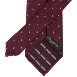 Cesare Attolini Historisches Archiv: Krawatte „Jacquard-Karo