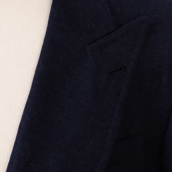 Orazio Luciano Jacke „Bombato Elegante" Aus Reinem Wollflanell Von Standeven - P* Anzugjacke