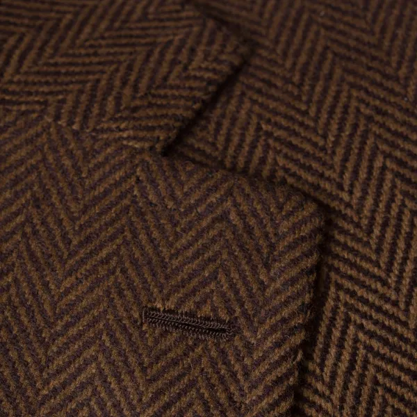 Cesare Attolini Jacke „Herringbone" Aus Reiner Merinowolle Von Fox Brother'S - Pur* Anzugjacke