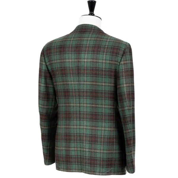 Cesare Attolini Jacke „Nuovo Tartan" Aus Reinem Kaschmir Reine Handarbeit* Anzugjacke