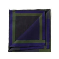 Simonnot-Godard Kariertes Einstecktuch „Nouveau Tartan 1972" Aus Reiner Baumwolle* Taschentücher