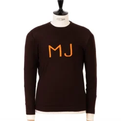 Guercilena 1944 Langarmliger Pullover „Mj Friendship" Aus Reiner Mako-Baumwolle* Strickwaren