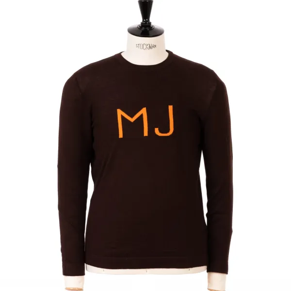 Guercilena 1944 Langarmliger Pullover „Mj Friendship" Aus Reiner Mako-Baumwolle* Strickwaren
