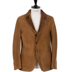Schutzhütte Lederjacke „New Fur Blazer" Aus Gewachsenem Lammfell Handgefertigt* Leder