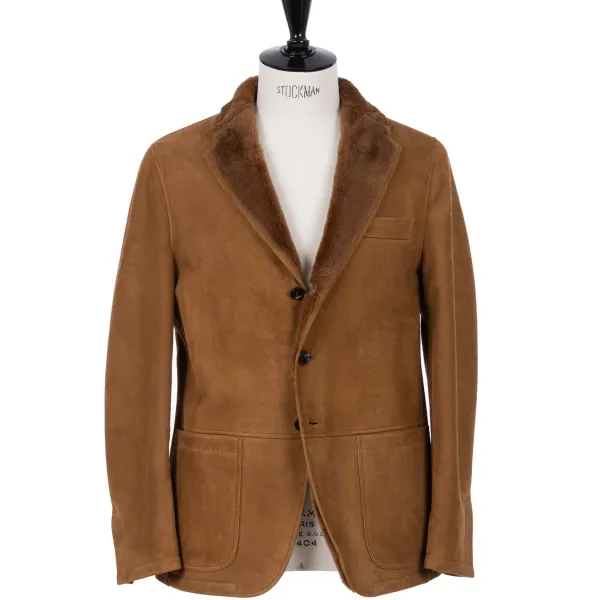 Schutzhütte Lederjacke „New Fur Blazer" Aus Gewachsenem Lammfell Handgefertigt* Leder