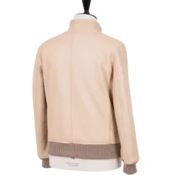 Schutzhütte Lederjacke „New Luxury Bomber