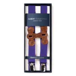 Albert Thurston Lila Elastische Hosentrager „Infinity" Mit Clips* Zahnspange