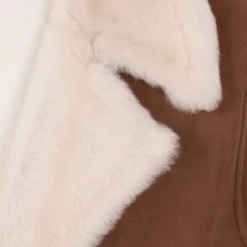 Schutzhütte Limitierte Auflage: Caban-Jacke „New Robert" Aus Gewachsenem Lammfell Handm* Leder