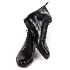 Saint Crispin's Limitierte Auflage Stiefel „Toe Cap Derby American" Aus Original Horween Shell Cordovan* Mto