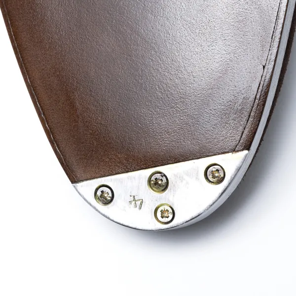 Saint Crispin's Loafer „Split Toe Quaste" Aus Dunkelbraunem Wildleder Purely Ha* Mto