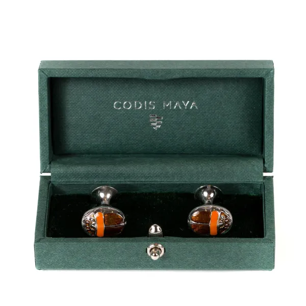 Codis Maya Manschettenknopf „Skarabaus".* Manschettenknöpfe Und Schmuck