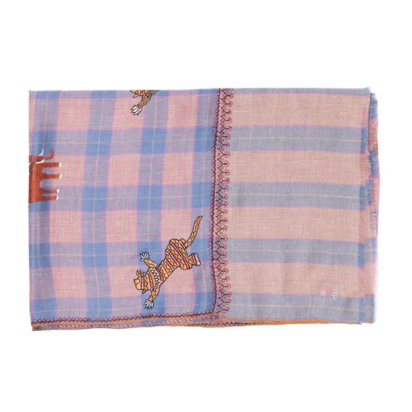 Yaser Shaw Mj Schal „Shimla" Aus Feinstem Handbesticktem Pashmina-Kaschmir* Schals