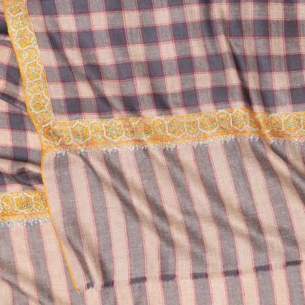 Yaser Shaw Mj-Schal „Amritsar" Aus Feinstem Handbesticktem Pashmina-Kaschmir* Schals