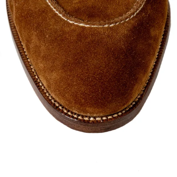 Saint Crispin's Pennyloafer „Kleid" Aus Hellbraunem Wildleder* Mto