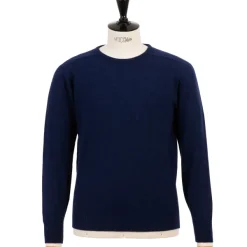 William Lockie Pullover „Leven Crew" Aus Reiner Geelong-Lammwolle 2-Lagig* Strickwaren
