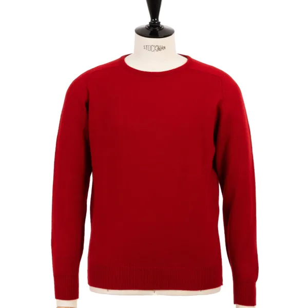 William Lockie Pullover „Leven Crew" Aus Reiner Geelong-Lammwolle 2-Lagig* Strickwaren