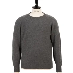 William Lockie Pullover „Leven Crew" Aus Reiner Geelong-Lammwolle 2-Lagig* Strickwaren