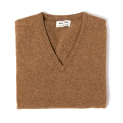 William Lockie Pullover „Leven Vee" Aus Geloong-Lammwolle 2-Lagig* Strickwaren