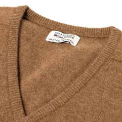 William Lockie Pullover „Leven Vee" Aus Geloong-Lammwolle 2-Lagig* Strickwaren