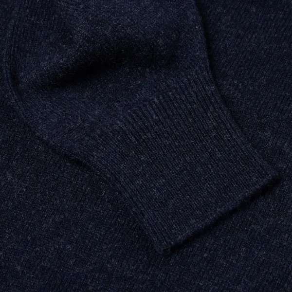 William Lockie Pullover „Leven Vee" Aus Reiner Geelong-Lambswool 2-Lagig* Strickwaren