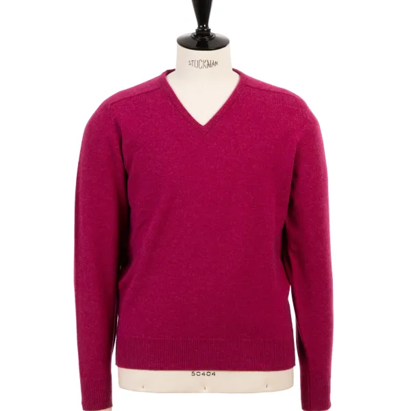 William Lockie Pullover „Leven Vee" Aus Reiner Geelong-Lammwolle 2-Lagig* Strickwaren