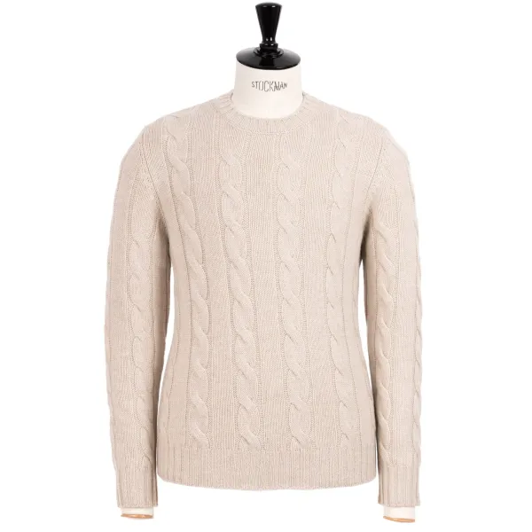 Von Poldo Pullover „Olimpico" Aus Reinem Cariaggi-Kaschmir Handgefertigt* Strickwaren