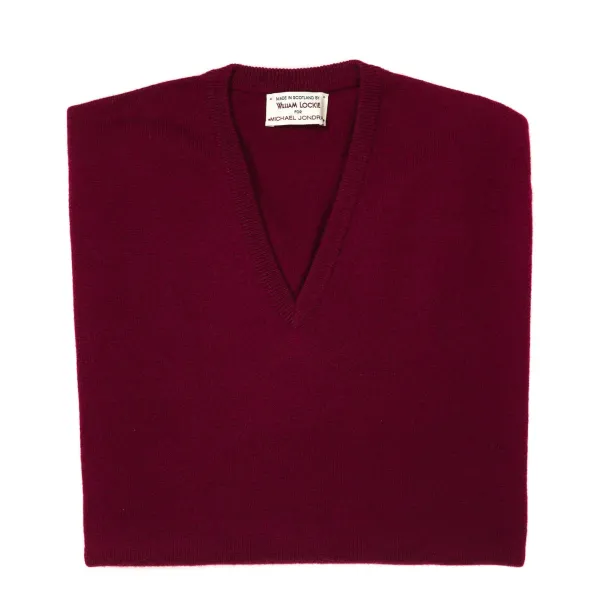 William Lockie Pullover „Oxton Vee" Aus Feinem Schottischem 1-Lagigem Kaschmir* Strickwaren