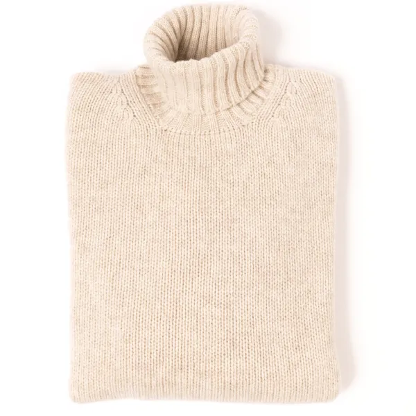 William Lockie Rollkragenpullover „Alain Rollneck" Aus 4-Lagiger Geelong-Lammwolle* Strickwaren