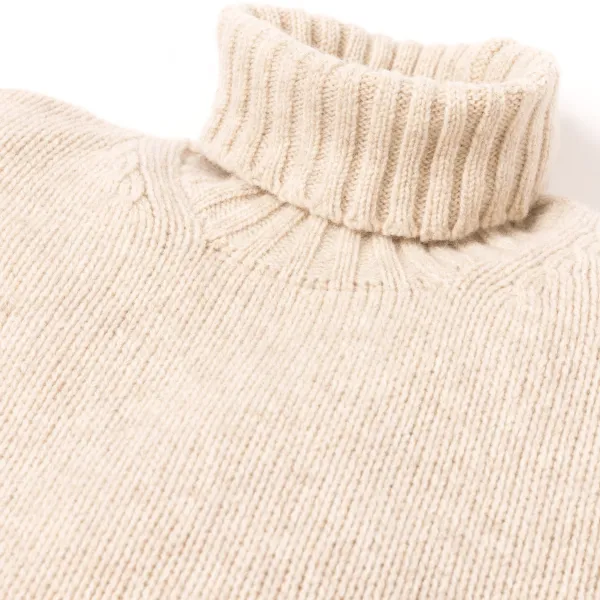 William Lockie Rollkragenpullover „Alain Rollneck" Aus 4-Lagiger Geelong-Lammwolle* Strickwaren