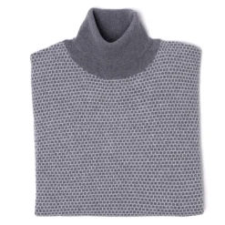 Brigatelli seit 1922 Rollkragenpullover Aus Merinowolle Und Kaschmir Mit Quadratischem Jacquard 1-Lagig, Ca* Strickwaren