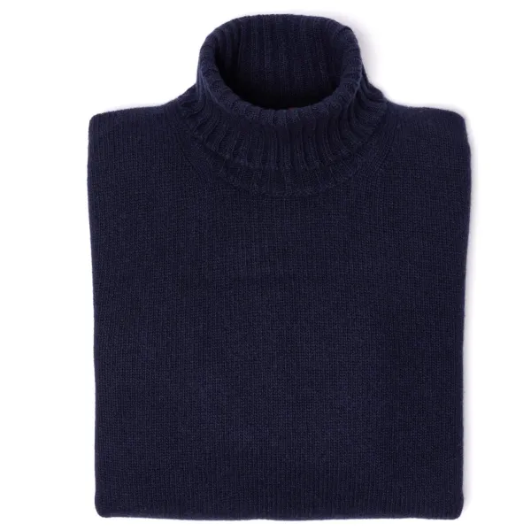 Brigatelli seit 1922 Rollkragenpullover Aus Merinowolle Und Kaschmir 3-Lagige Kaschmirmischung* Strickwaren
