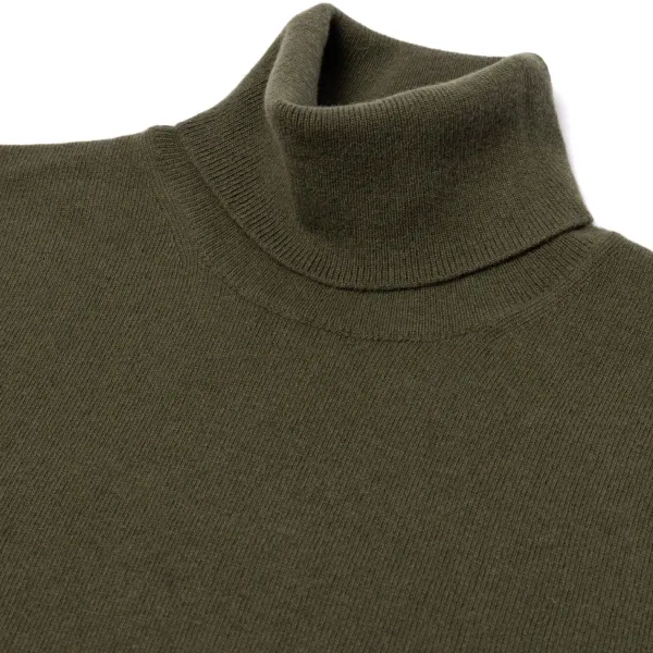 Brigatelli seit 1922 Rollkragenpullover Aus Merinowolle Und Kaschmir 1-Lagige Kaschmirmischung* Strickwaren