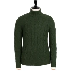 Von Poldo Rollkragenpullover „Delle Alpi Torino" Aus Reinem Cariaggi-Kaschmir Hand* Strickwaren