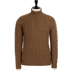 Von Poldo Rollkragenpullover „Delle Alpi Torino" Aus Reinem Cariaggi-Kaschmir Hand* Strickwaren