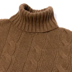 Von Poldo Rollkragenpullover „Delle Alpi Torino" Aus Reinem Cariaggi-Kaschmir Hand* Strickwaren