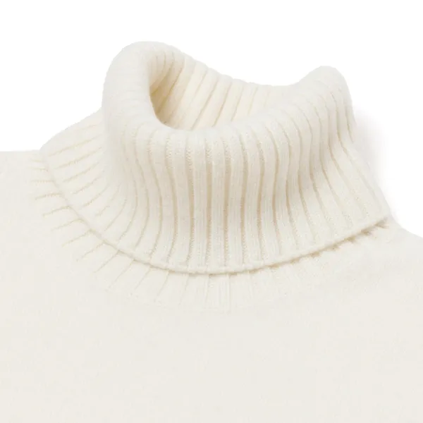 Cesare Attolini Rollkragenpullover Von Alta Badia Aus Reinem Duvet-Kaschmir* Strickwaren