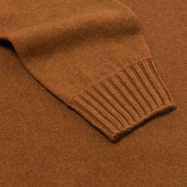 Cesare Attolini Rollkragenpullover Von Alta Badia Aus Reinem Duvet-Kaschmir* Strickwaren