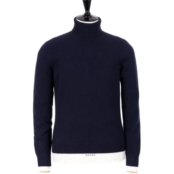 Cesare Attolini Rollkragenpullover Von Alta Badia Aus Reinem Duvet-Kaschmir* Strickwaren