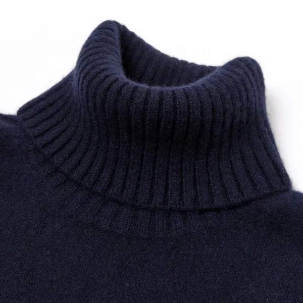 Cesare Attolini Rollkragenpullover Von Alta Badia Aus Reinem Duvet-Kaschmir* Strickwaren