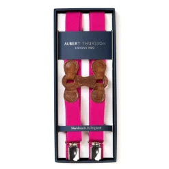 Albert Thurston Rosa Elastische Hosentrager „Infinity" Mit Clips* Zahnspange