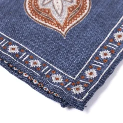 Manufaktur Rosi Rosi Collection X Mj: Einstecktuch „Paisley Square Double Print