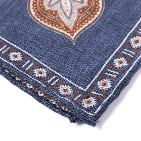 Manufaktur Rosi Rosi Collection X Mj: Einstecktuch „Paisley Square Double Print" In P* Taschentücher