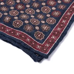 Manufaktur Rosi Rosi Collection X Mj: Einstecktuch „Medallion Double Print
