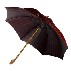 Maglia Roter Regenschirm Mit Holzgriff* Regenschirme